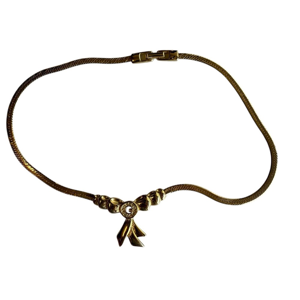 FABULOUS GIVENCHY RUNWAY MODEL FASHION NECKLACE GOLD‎ TONE CLASSY FLASHY !!